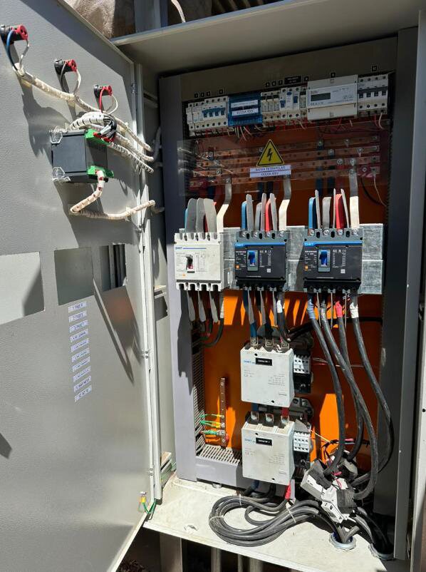Tablero eléctrico principal de la planta fotovoltaica
